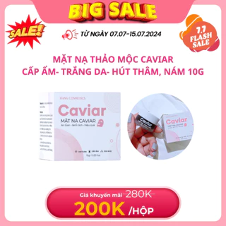 Mặt Nạ Caviar Sáng da Mờ Thâm Thảo Mộc, Cấp Ẩm Phục Hồi Da Hư Tổn ,Mặt Nạ Dưỡng Da