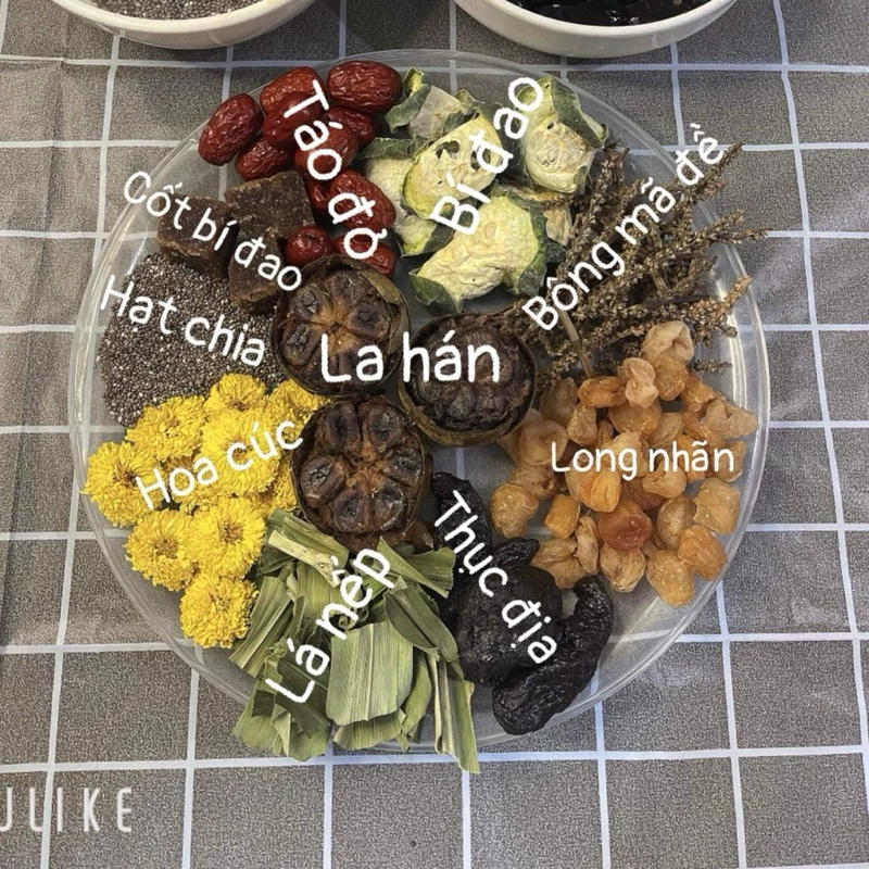 Combo 20 set trà sâm bí đao nấu 160 lít nước thanh mát