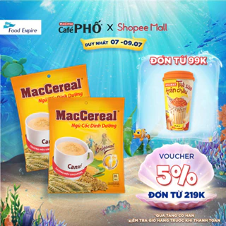 Combo 2 túi Bột Ngũ Cốc Dinh Dưỡng Canxi - Maccereal (túi 20 gói x 28g)