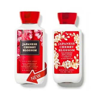 Sữa dưỡng thể Japanese Cherry Blossom giữ ẩm làm mền mịn da cơ thể - Bath & Body Works 236ml - Chính hãng U.S.A