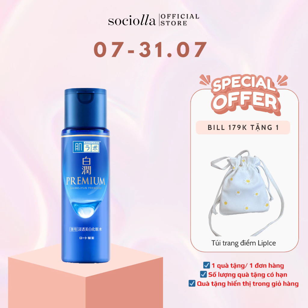 Dung Dịch Dưỡng Trắng Da Hada Labo Shirojyun Premium Whitening Lotion 170ml