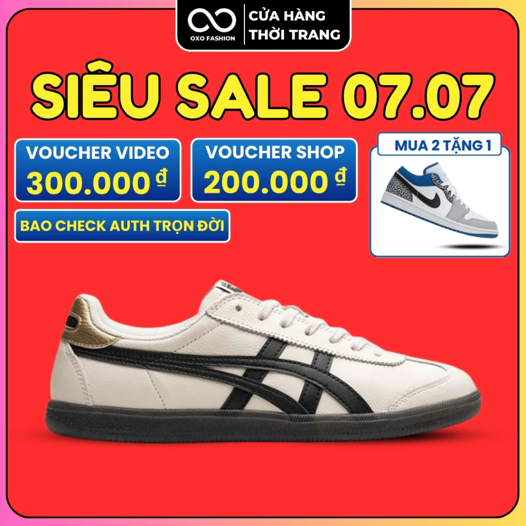 Giày Onitsuka Tiger Tokuten Chính Hãng dành cho nam nữ, Onitsuka tiger 1183B938-100 real Fullbox OXO FASHION