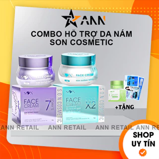 [Tặng Cao Bưởi] Combo 2 Kem Face Nám SON Cosmetic + Kem Face SON Trắng Nguyễn Tiên Miền Tây