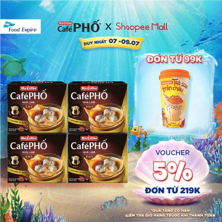 Combo 4 hộp Cà phê Phố Nhà làm - MacCoffee (hộp 10 gói x 28g)