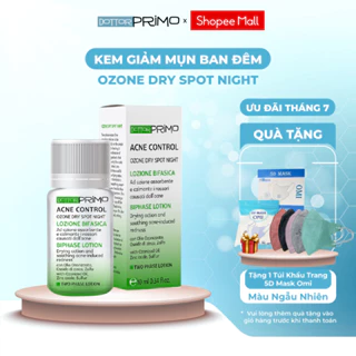 Kem Giảm Mụn Ban Đêm DottorPrimo Ozone Dry Spot Night 10ml - Làm Mờ Thâm, Giúp Da Căng Mịn