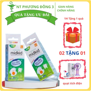 ( quà tặng, 2h tặng quạt tích điện) Xịt Chống Sâu Răng MIDKID Cho Bé Từ 1 Tuổi, An Toàn Nuốt Được