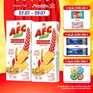 Combo 2 hộp AFC bánh cracker dinh dưỡng vị Gà Sả Tắc