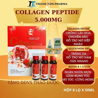 Collagen uống Lựu đỏ 5000MG Zanol Chống lão hoá chuyên sâu(Hộp 8 lọ x 50ml)