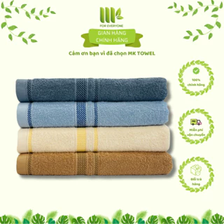 Combo 4 Khăn: Khăn tắm, Khăn gội, 2 Khăn tay 100% Cotton MK-19