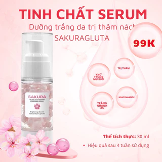 GMEELAN KEM BODY TRẮNG DƯƠNG DA SAKURA GLUTA BRIGHTENING CREAM 30g Underarm Whitening Cream