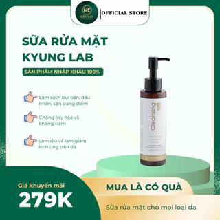 Sữa rửa mặt KyungLab Cleansing Gel 150ml giúp da sạch sâu, loại bỏ bụi bẩn dành cho mọi loại da