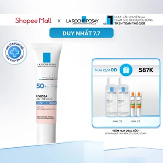 Kem Chống Nắng La Roche Posay Dạng Gel Làm Sáng Da Uvidea Anthelios Tone-Up Rosy SPF50+ 30ml