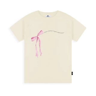 Áo thun Baby Tee Local Brand Amee Studio/ Bow Pink 100% Cotton 250gsm