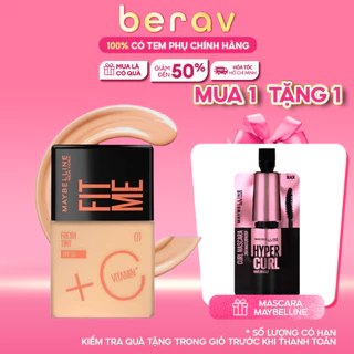 Kem Nền Fit Me Maybelline New York Tint C Tươi Mướt Chống Nắng với Vitamin C & SPF50 30ML