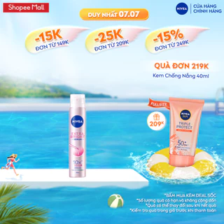 Xịt Ngăn Mùi NIVEA Serum Sáng Mịn 10X Vitamin C (100 ml) - 80020