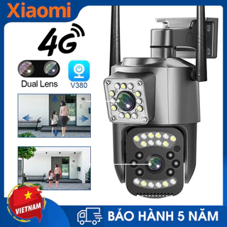 Camera Wifi IP  Camera Chống Trộm V380 Pro Dual Lens Full HD 1080p Có Hồng Ngoại Đàm Thoại 2 Chiều Giám Sát Ngày Đêm