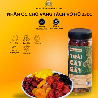 Trái cây sấy dẻo TANU NUTS 400g mix 5 loại hoa quả sấy dẻo tốt cho bà bầu, ăn kiêng giảm cân