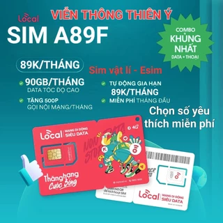 SIM 4G{chọn số đẹp miễn phí}MOBIFONE LOCAL A79