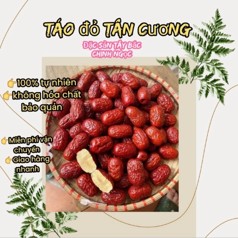 táo đỏ tân cương nguyên quả [ giá sỉ hàng loại 1]