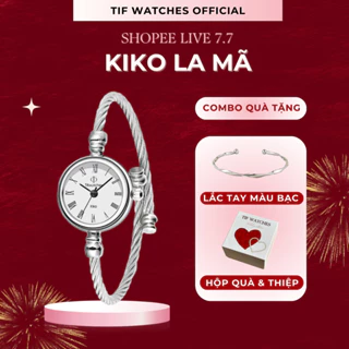 [HỒ BÍCH TRÂM X TIF WATCHES] Đồng hồ vòng tay nữ KIKO Tif Watches kim loại thiết kế thanh lịch làm quà tặng ý nghĩa