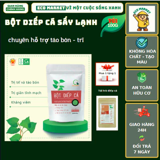 Bột diếp cá nguyên chất sấy lạnh Quảng Thanh gói 100g