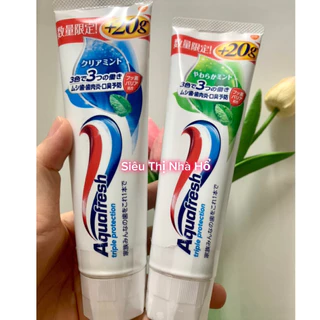 Kem đánh răng, kem đánh răng Aquafresh hàng nhập khẩu nội địa Nhật Bản 160G