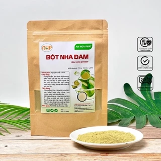 Bột nha đam nguyên chất 100g - Ngừa Táo Bón, Giải Độc Gan, Trắng Da, Hết Mụn Mờ Thâm