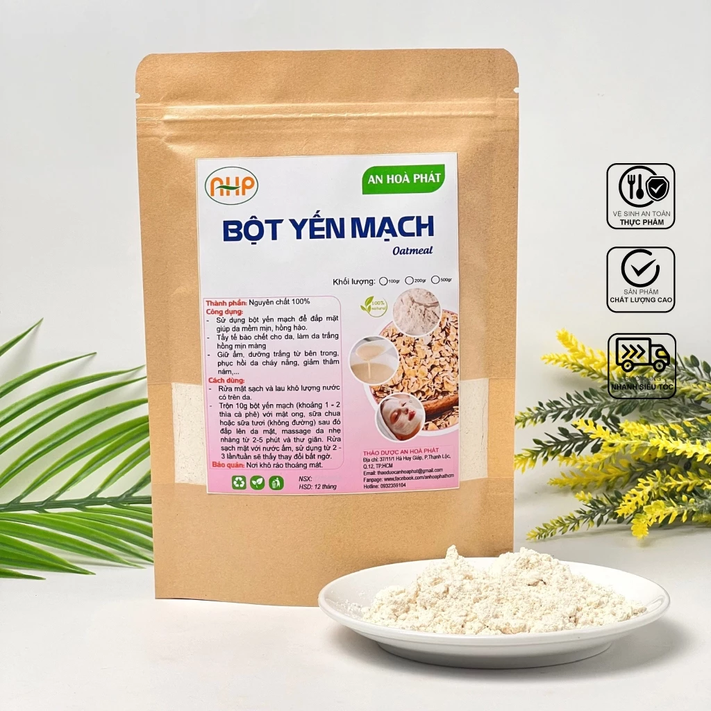 Bột yến mạch nguyên chất 100g