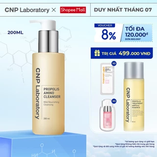 Sữa rửa mặt keo ong phục hồi dưỡng ẩm CNP Laboratory Propolis Amino Cleanser 200ml