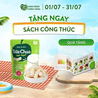 Bánh ăn dặm vị sữa chua nguyên chất Mămmy que ngắn, tan trọng miệng, dễ tiêu hóa 25 gram