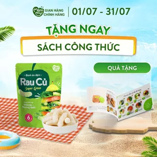 Bánh ăn dặm vị rau củ Mămmy giàu chất xơ, vitamin và khoáng chất, hình que ngắn - 25 gram