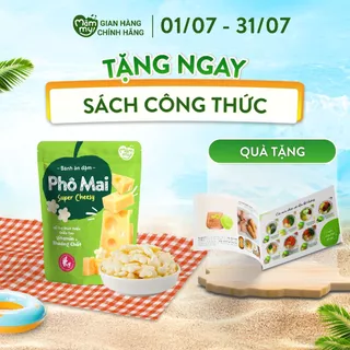 Bánh ăn dặm vị phô mai Mămmy hình ngôi sao nhỏ, giàu dinh dưỡng, bổ sung canxi, tan trong miệng, dễ tiêu hóa 25 gram