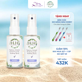 Xịt Phụ Khoa HH 50ml Chiết Xuất Thảo Mộc, Kháng Khuẩn Ngăn Mùi Hiệu Quả, Hương Thơm Dịu Nhẹ Dễ Chịu, Chai cầm tiện lợi