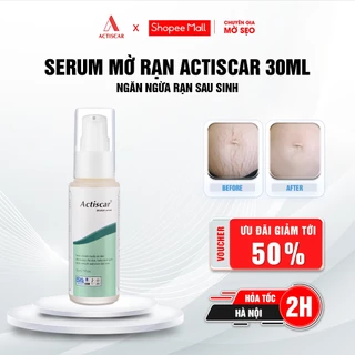 Serum Rạn Da Actiscar Làm Mờ Rạn Da, Mờ Sẹo, Đều Màu Da Sau Sinh 30ml