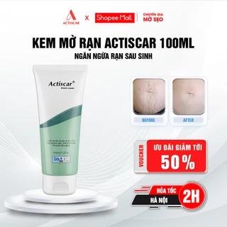 Kem Rạn Da Actiscar Stretch 50ml Làm Mờ Rạn Da Cho Bà Bầu, Sau Sinh Làm Đều Màu Da Thành Phần Thiên Nhiên Lành Tính