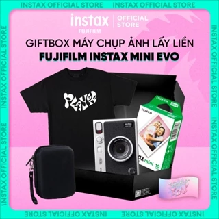 Combo Box Máy Chụp Ảnh Lấy Liền Fujifilm Instax Mini Evo - Bảo Hành 1 Năm