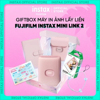 Combo Box Máy In Ảnh Lấy Liền Fujifilm Instax Mini Link II - Bảo Hành 1 Năm