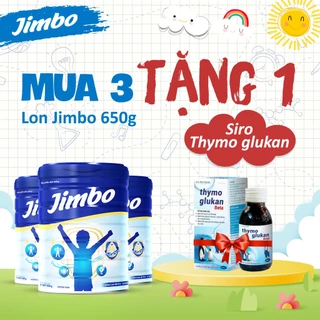 Mua 3 Tặng 1 Siro Đề Kháng - Sữa Non Tăng Cân Cho Bé JIMBO, Hỗ Trợ Bé Ăn Ngon Ngủ Ngon, Tăng Cân, Phát Triển Toàn Diện