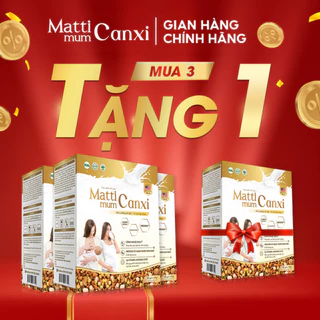 Mua 3 tặng 1 MATTI MUM CANXI Sữa hạt cho mẹ bầu và sau sinh đạm thực vật đạt chứng nhận NON-GMO của Hoa Kỳ