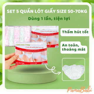 Set 5 Quần Lót Giấy Cho Mẹ Dùng 1 Lần Tiện Lợi - PamaBabi