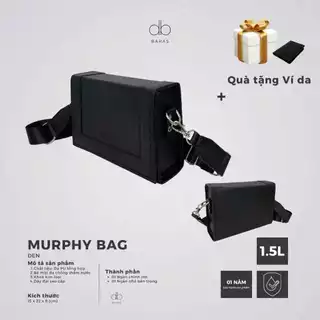 Túi đeo chéo hộp MURPHY BAG - BARAS VIETNAM - Túi đeo chéo nam nữ