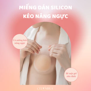 Miếng dán ngực silicon kéo nâng ngực che đầu ti sử dụng nhiều lần THE CELYNBRA - D02