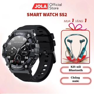 Đồng hồ thông minh Smart watch SS2 Pro Jola nghe gọi lướt web, Đồng hồ thể thao đo nhịp tim, phân tích giấc ngủ