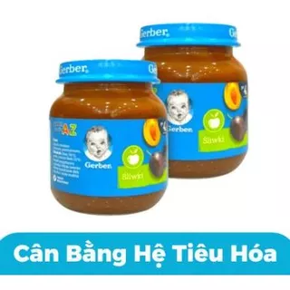 [HSD 2026 - Mẫu mới] Mận đen nghiền Gerber cho bé từ 4 tháng