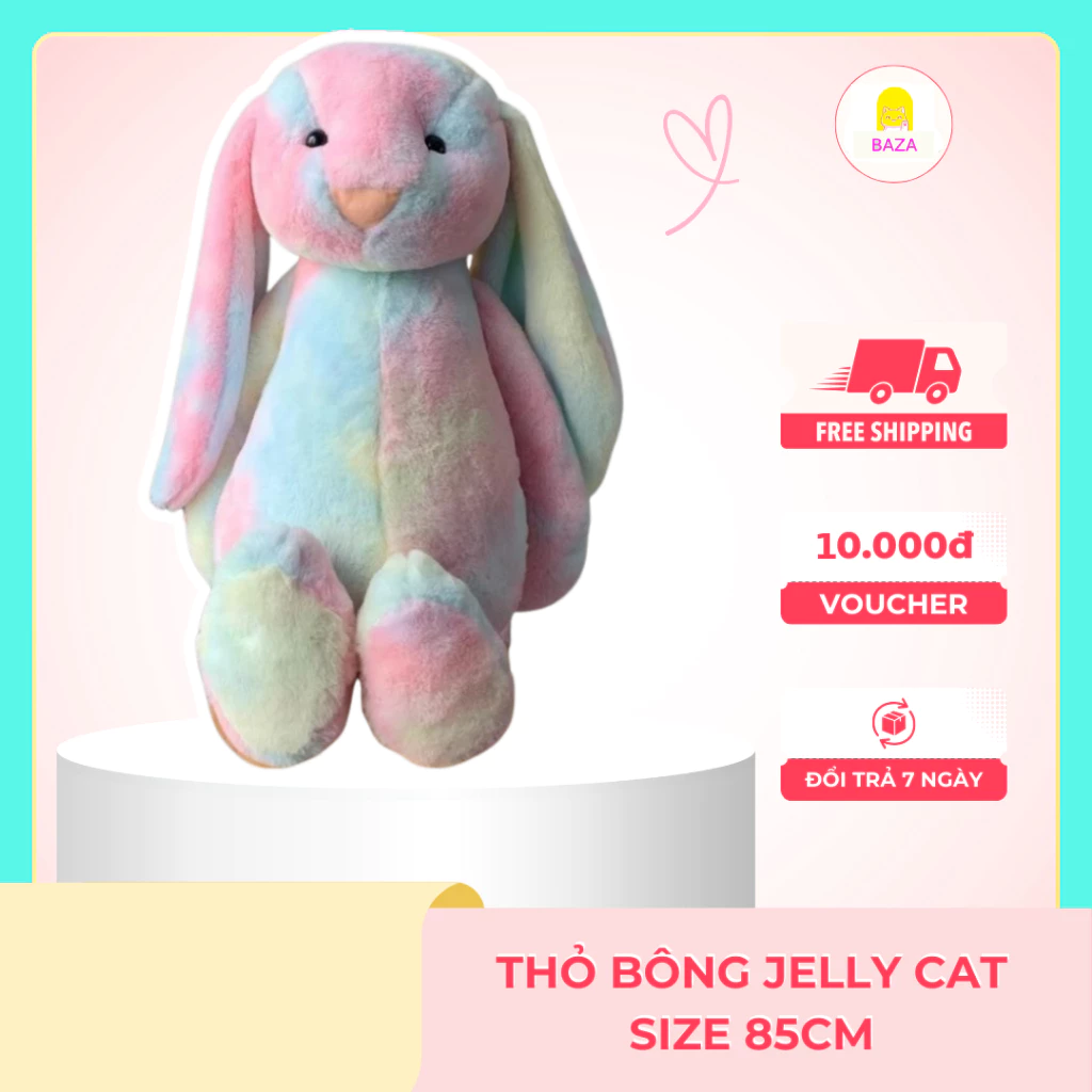 Gấu bông Jellycat, Thỏ bông Jellycat, thỏ Jellycat siêu mềm đẹp BAZA