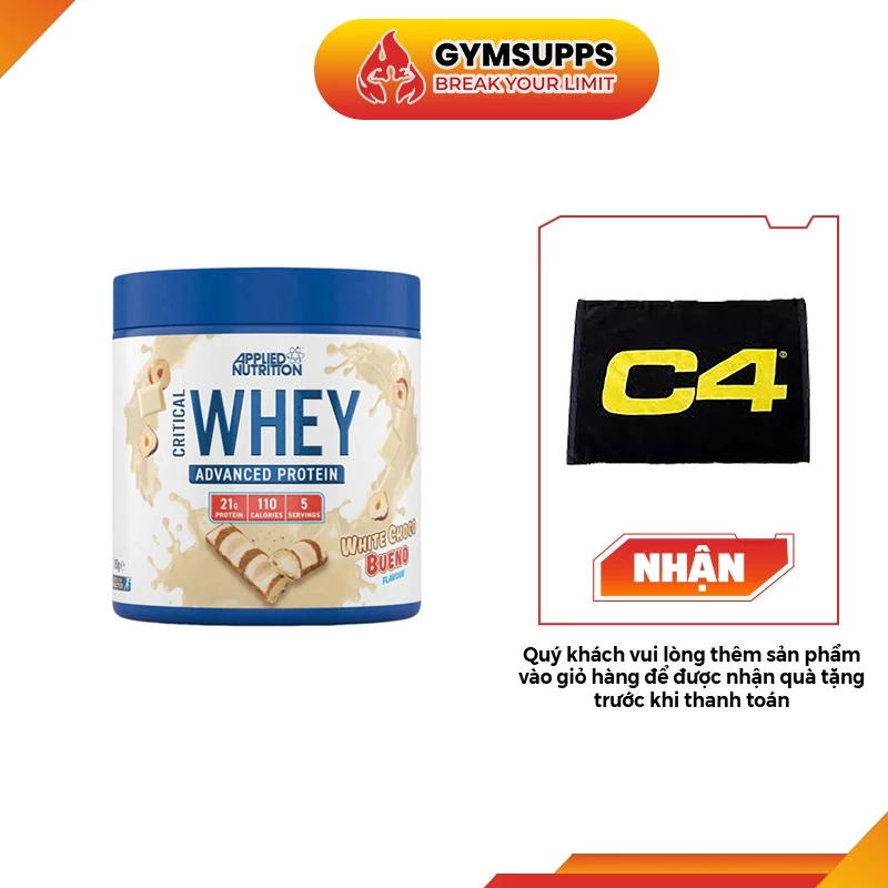 Sữa tăng cơ bắp Applied Critical Whey 150gram Authentic 100%