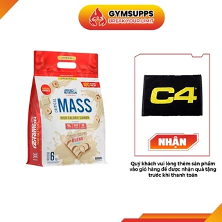 Sữa Dinh Dưỡng Applied Nutrition Original Critical Mass Tăng Cân Nhanh Cho người Gầy 6kg 100% Chính Hãng