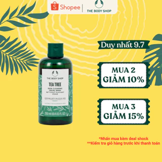 Sữa Rửa Mặt Tràm Trà Tea Tree Skin Clearing Facial Wash 250ml THE BODY SHOP