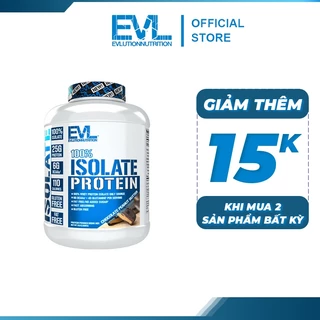 Sữa Dinh Dưỡng EVL 100% ISOLATE WHEY 5LBS 2.3KG Bổ Sung Protein Và Tăng Cơ Nhanh - USA