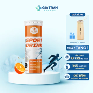 [Vị Cam mới] Viên Sủi Ion+ Sport Drink - Bù Nước Và Điện Giải Kèm Các Vitamin, Acid Amin Cho Cơ Thể (10 viên x 4g)